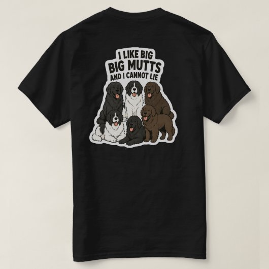 大きな大きなマットが好きで仕方ない Tシャツ (デザイン裏面)