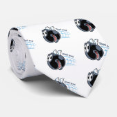 大きな太ったショットを入れた鳥 ネクタイ (ロール)