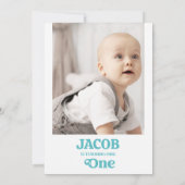 大きな太陽来ここ太陽の1番目の誕生日パーティー 招待状 (裏面)