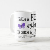 大きな奇跡のターナー症候群認識度 コーヒーマグカップ (正面左)