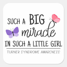 大きな奇跡のターナー症候群認識度 スクエアシール