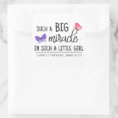 大きな奇跡のターナー症候群認識度 スクエアシール (バッグ)