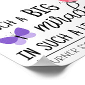 大きな奇跡のターナー症候群認識度 ポスター (角)