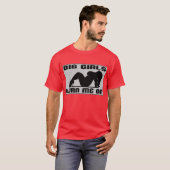 大きな女の子が私をオン – - Tシャツ (正面フル)