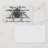 大きな女性の猟師クモ 名刺 (正面/裏面)