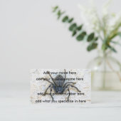 大きな女性の猟師クモ 名刺 (スタンド正面)