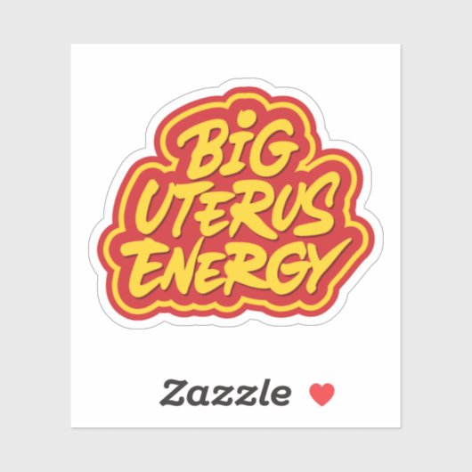 大きな子宮エネルギー シール (シート)