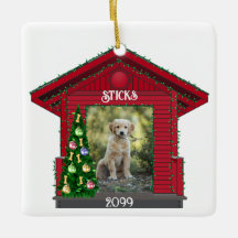 大きな子犬の長方形アップロードフォトドッグハウス