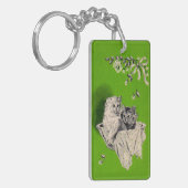 大きな子猫 キーホルダー (正面左)