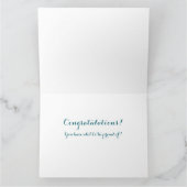 大きな孔雀グリーティングカード カード (内部)