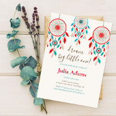 大きな小さな1つの赤ちゃんシャワーを夢見る 招待状