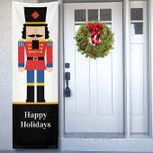 大きな屋外ナッツクラッカー クリスマスバナー 横断幕