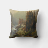 大きな山の風景 – アルバート・ジマーマン クッション (裏面)