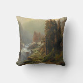 大きな山の風景 – アルバート・ジマーマン クッション (正面)