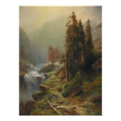 大きな山の風景 – アルバート・ジマーマン ポスター (正面)