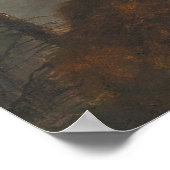 大きな山の風景 – アルバート・ジマーマン ポスター (角)