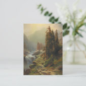 大きな山の風景 – アルバート・ジマーマン ポストカード (スタンド正面)