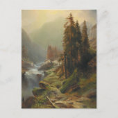 大きな山の風景 – アルバート・ジマーマン ポストカード (正面)