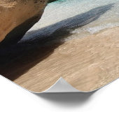 大きな岩のポスターとサルデーニャビーチ ポスター (角)