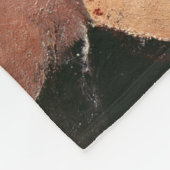 大きな帽子のジャンヌ・ヘブテルヌのポートレート フリースブランケット (角)