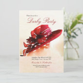 大きな帽子のダービーパーティー 招待状 (スタンド正面)