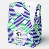 大きな帽子のレディー ダービー ブライダルシャワー ゲーブル フェイバーボックス (オープン)