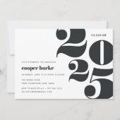 大きな年 |卒業パーティー 招待状 (正面)