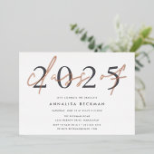 大きな年 | 2023卒業パーティー 箔招待状 (立ち正面)