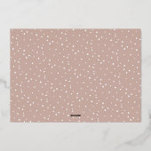 大きな年 | 2023卒業パーティー 箔招待状 (裏面)