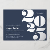 大きな年 | 2023卒業パーティー 箔招待状 (正面)