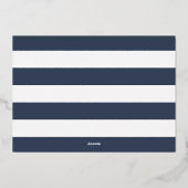 大きな年 | 2023卒業パーティー 箔招待状 (裏面)