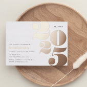 大きな年 | 2023卒業パーティー 箔招待状