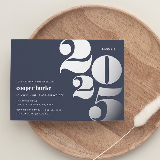 大きな年 | 2023卒業パーティー 箔招待状