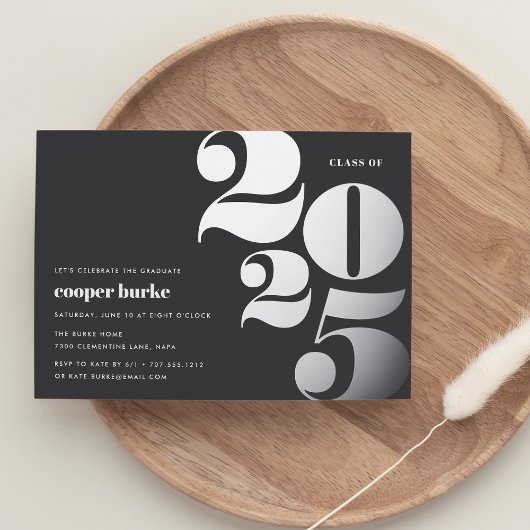 大きな年 | 2023卒業パーティー 箔招待状