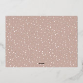 大きな年 | 2023卒業パーティー 箔招待状 (裏面)