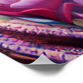 大きな弓とメダリオンを持つアフリカの女性 ポスター (角)