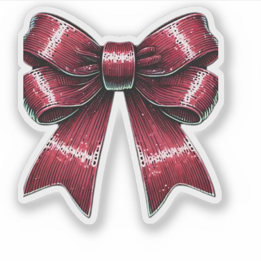 大きな弓 シール (正面)