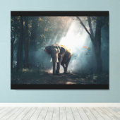 大きな引き伸ばしキャンバス印刷 キャンバスプリント (インサイチュ (ウッドフロア))