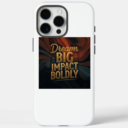 大きな影響を大胆に夢見る Case-Mate iPhoneケース (裏面)