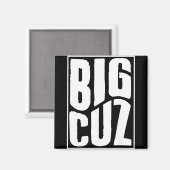 大きな従兄弟の妊娠発表が新しいカップルにマッチ マグネット (正面/裏面)