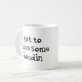 大きな得枝を持っている コーヒーマグカップ (正面左)