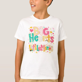大きな心が小さな心を育てる - 可愛い先生の学校 Tシャツ