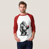 大きな心を持つビッグフット Tシャツ (正面フル)