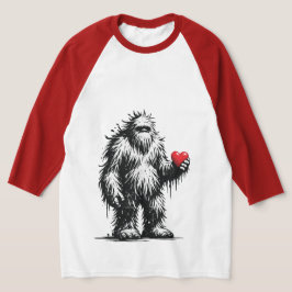 大きな心を持つビッグフット Tシャツ