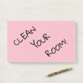 大きな思い出し「部屋をきれいに!」 ポストイット (デスク)