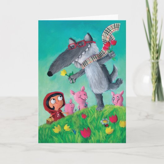 大きな悪いオオカミ カード (正面)