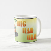 大きな悪いオレンジ コーヒーマグカップ (正面右)