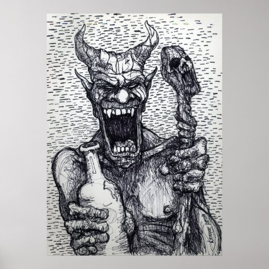 "大きな悪いブージンBEELZEBUB" ポスター (正面)