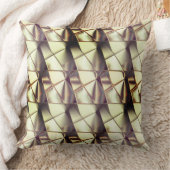 大きな悪い編組されたバーチャルストライプ クッション (ブランケット)