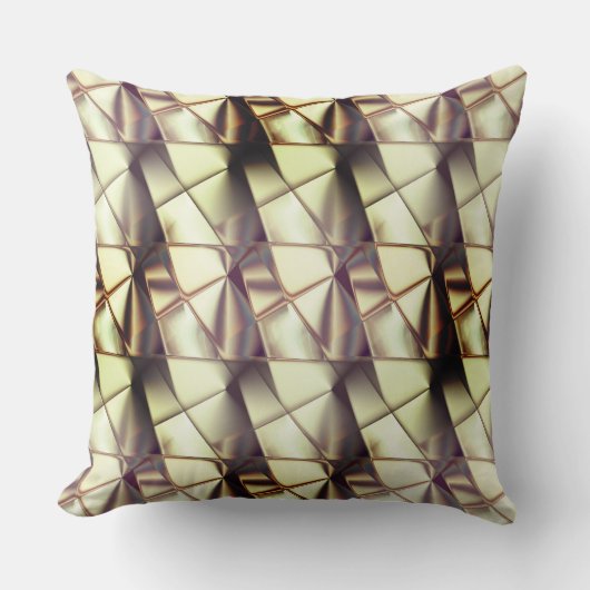 大きな悪い編組されたバーチャルストライプ クッション (正面)